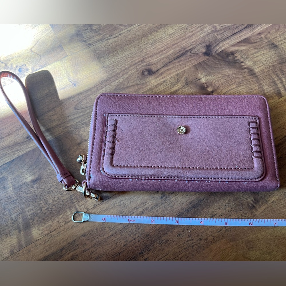 Pink Leather Wallet